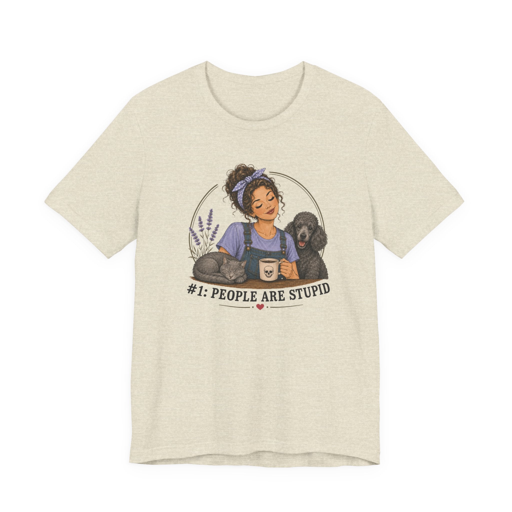 Stupid People Blue T-shirt
