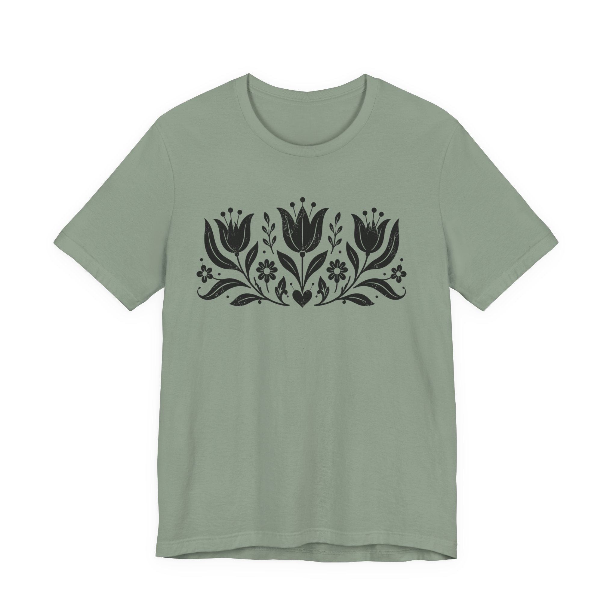 Folk Tulips T-shirt