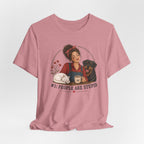 Stupid People Red T-shirt