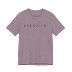 Everything is Fine Text T-shirt