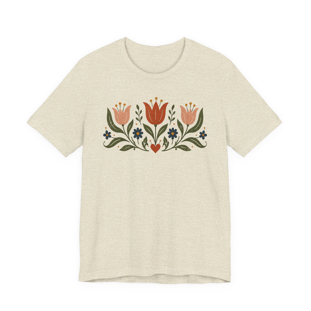 Folk Tulips T-shirt