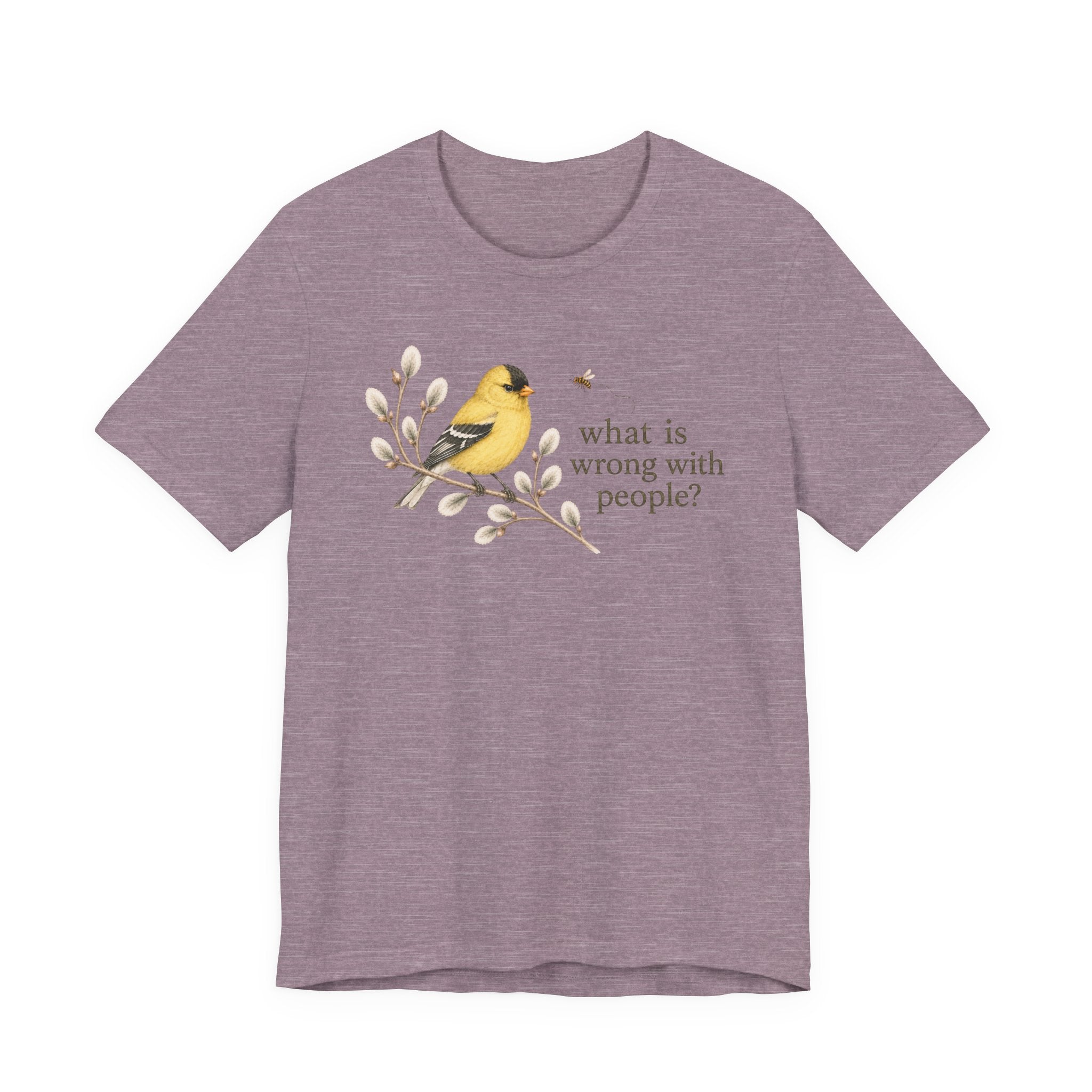 What is Wrong Goldfinch T-shirt