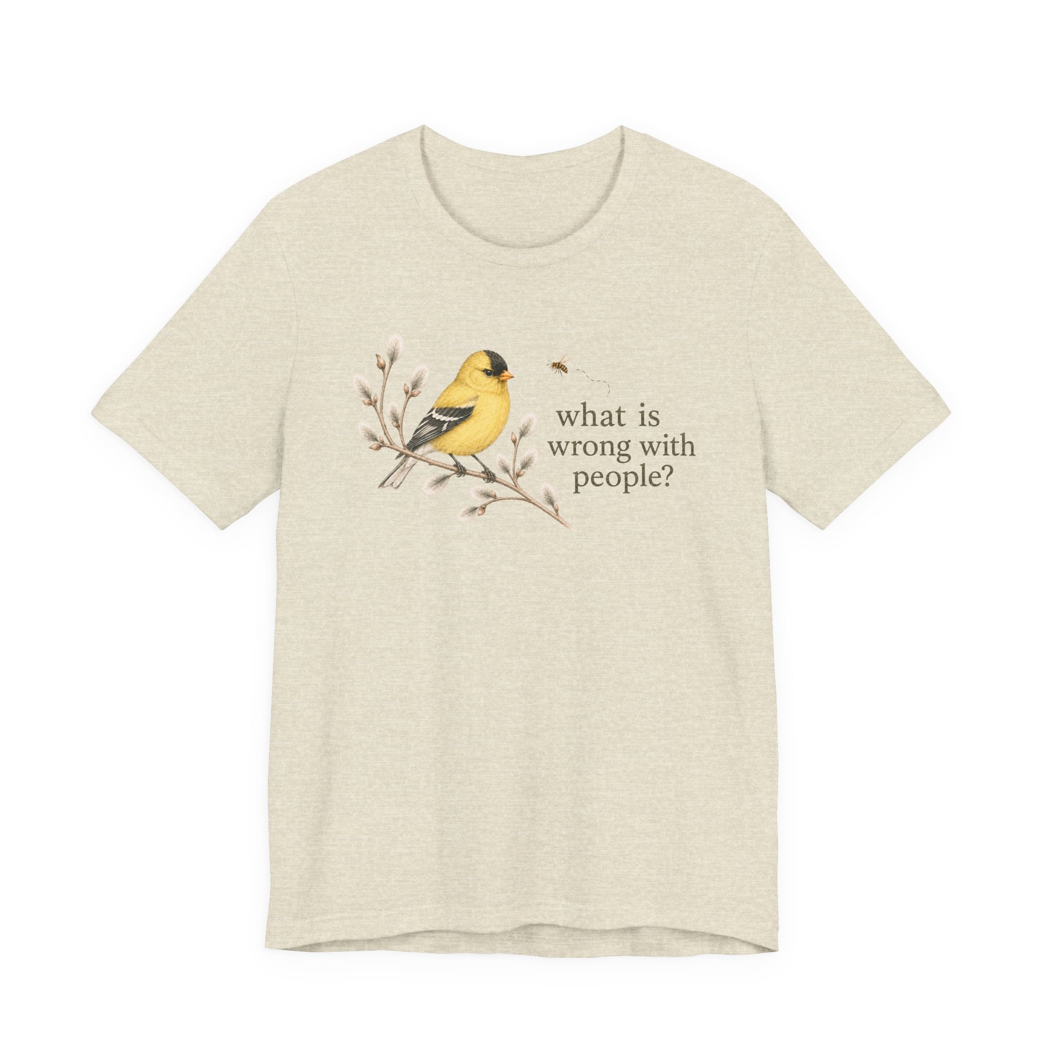 What is Wrong Goldfinch T-shirt