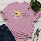 What is Wrong Goldfinch T-shirt