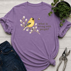 What is Wrong Goldfinch T-shirt