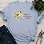 What is Wrong Goldfinch T-shirt