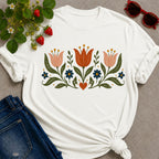 Folk Tulips T-shirt