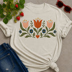 Folk Tulips T-shirt