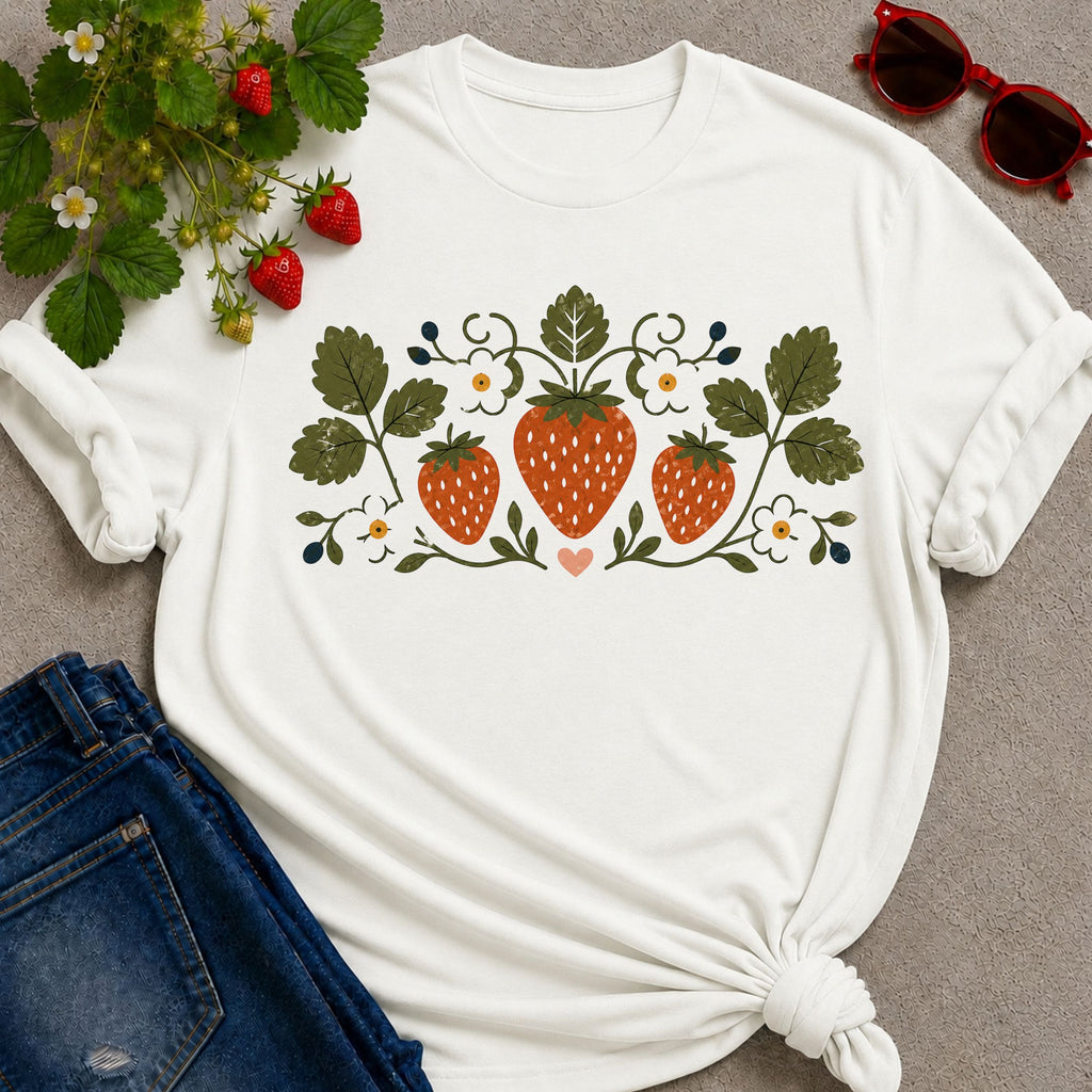 Strawberry Folk T-shirt