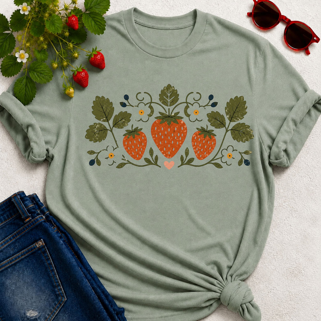 Strawberry Folk T-shirt