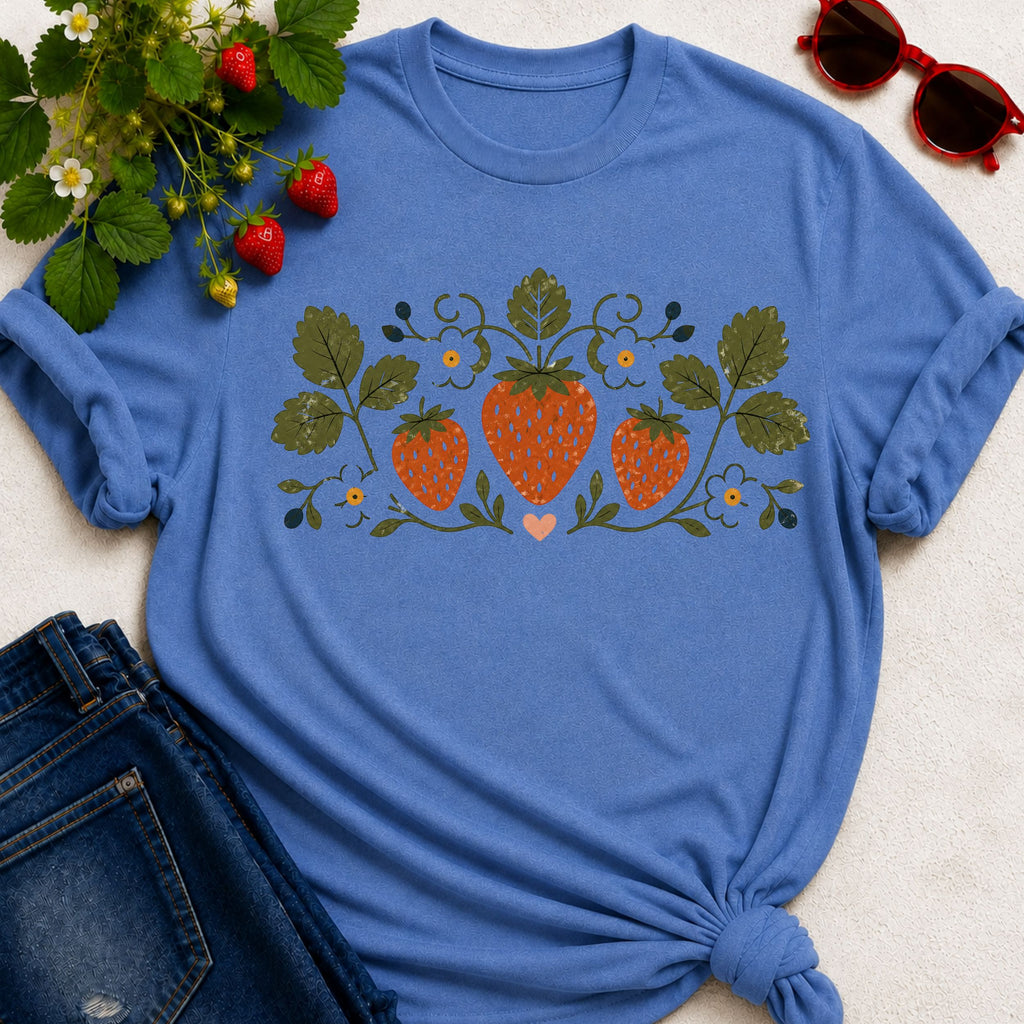 Strawberry Folk T-shirt