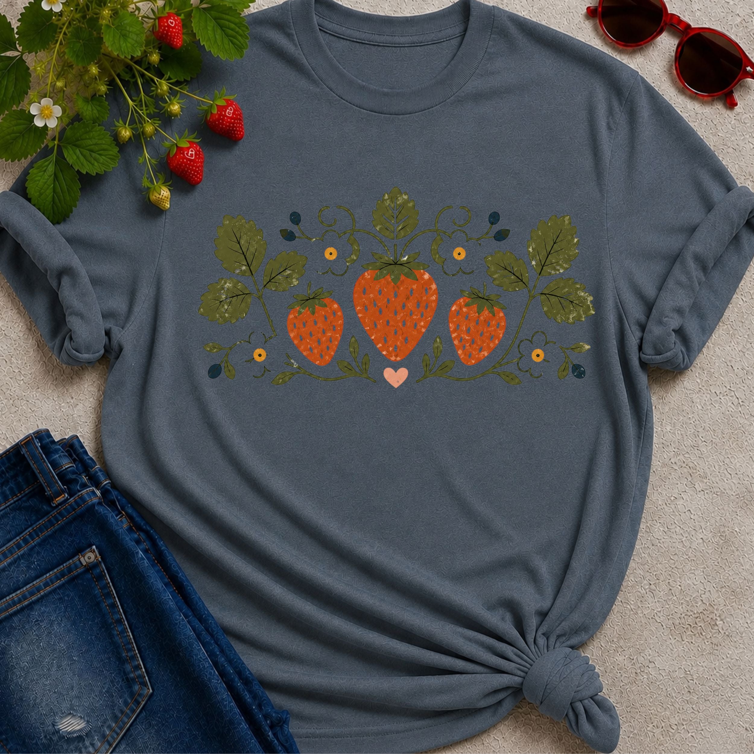 Strawberry Folk T-shirt