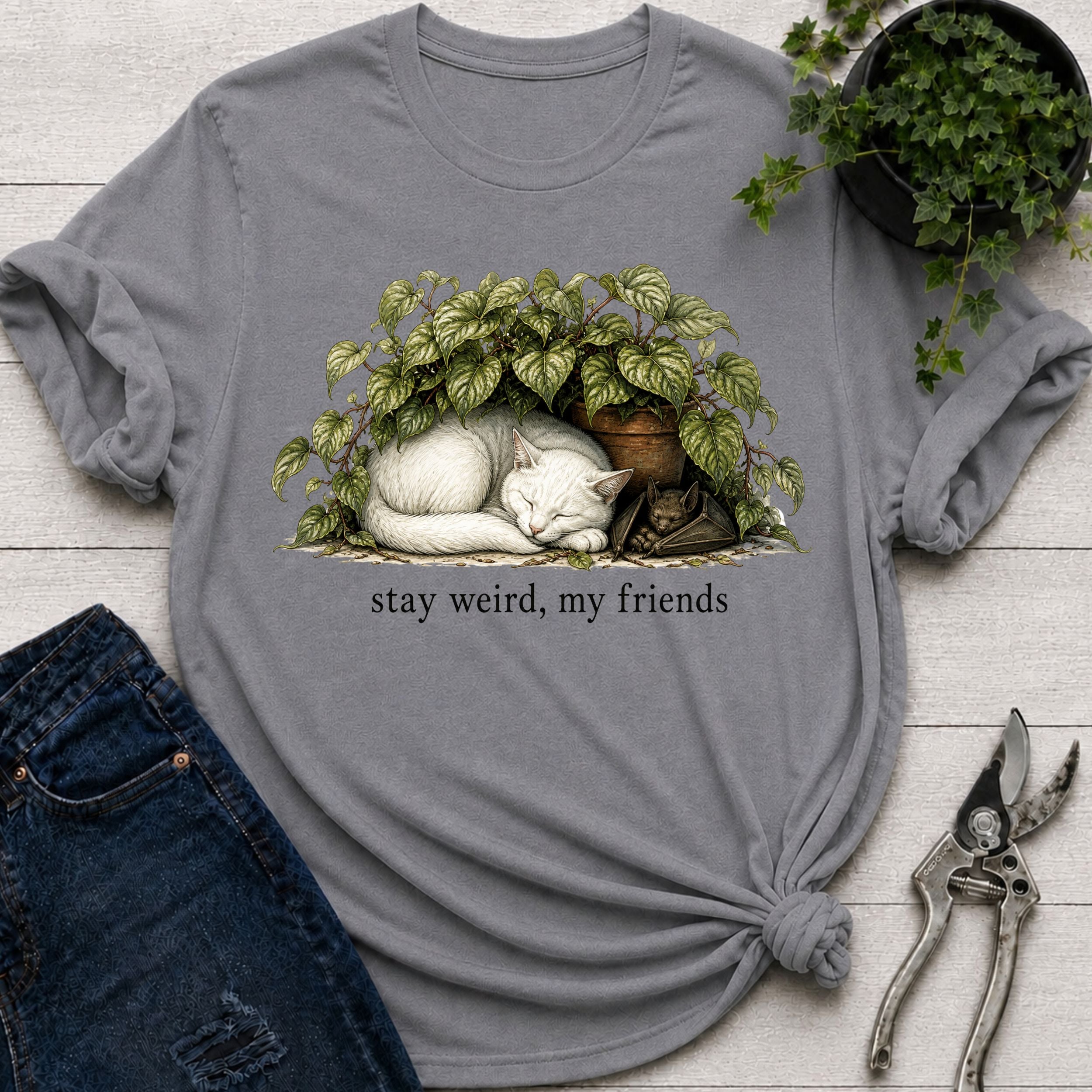 Cat and Bat T-shirt
