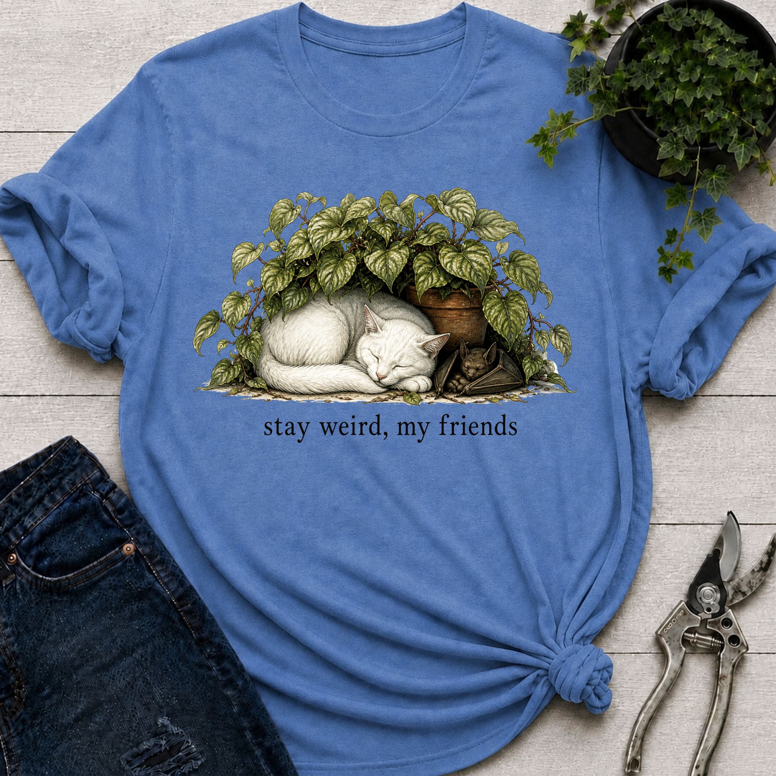 Cat and Bat T-shirt