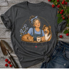 Stupid People Collie T-shirt