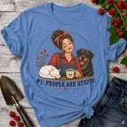 Stupid People Red T-shirt