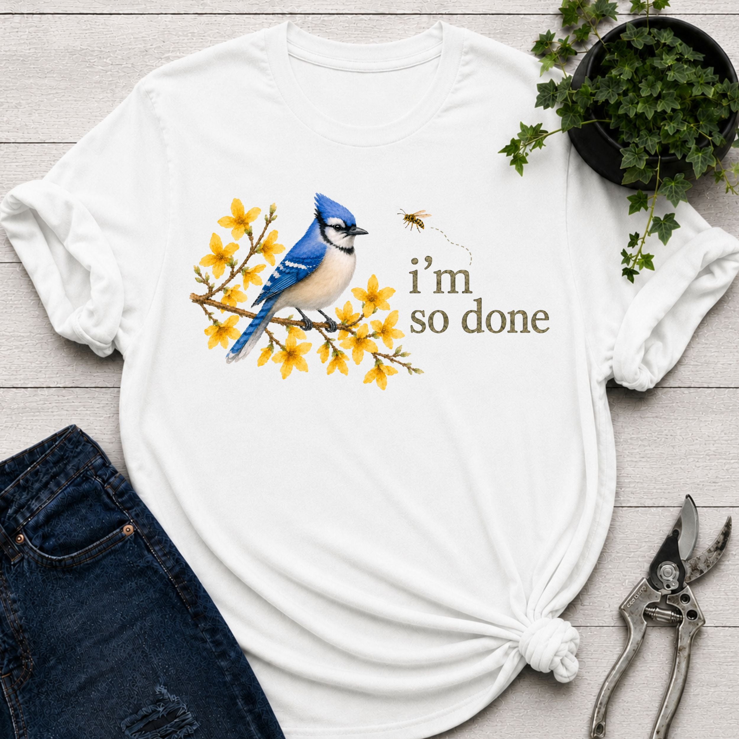 Done Blue Jay T-shirt