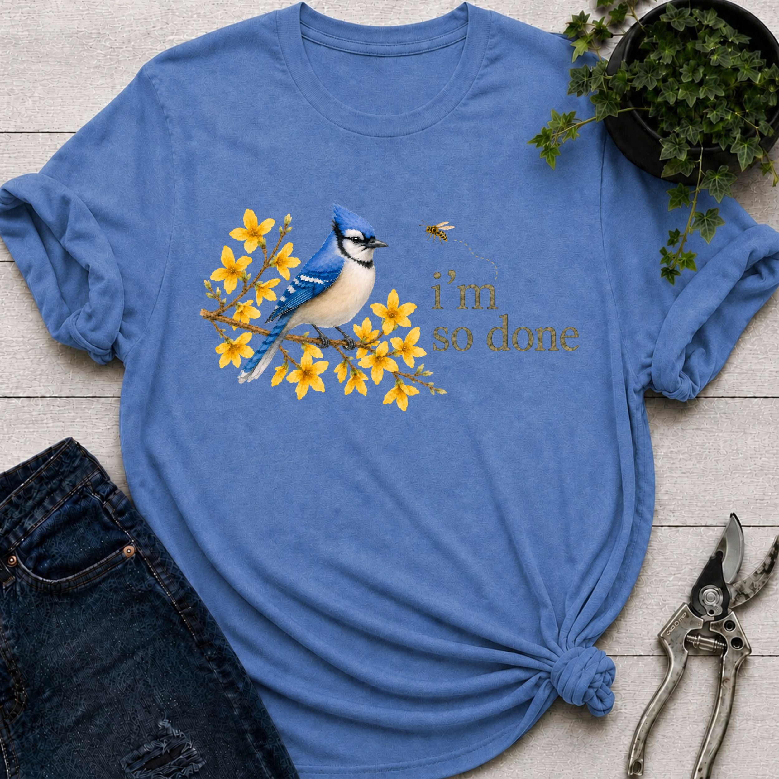 Done Blue Jay T-shirt