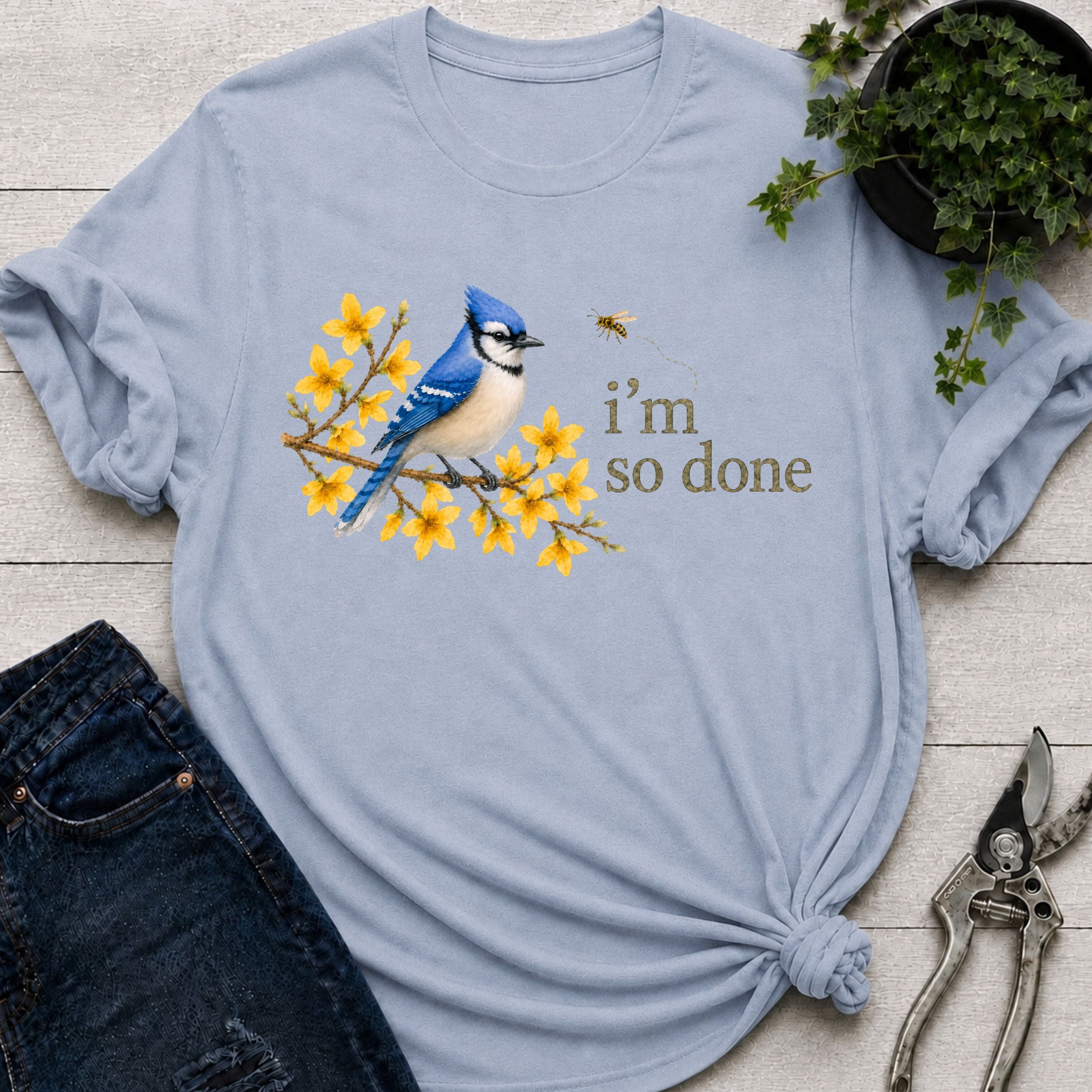 Done Blue Jay T-shirt