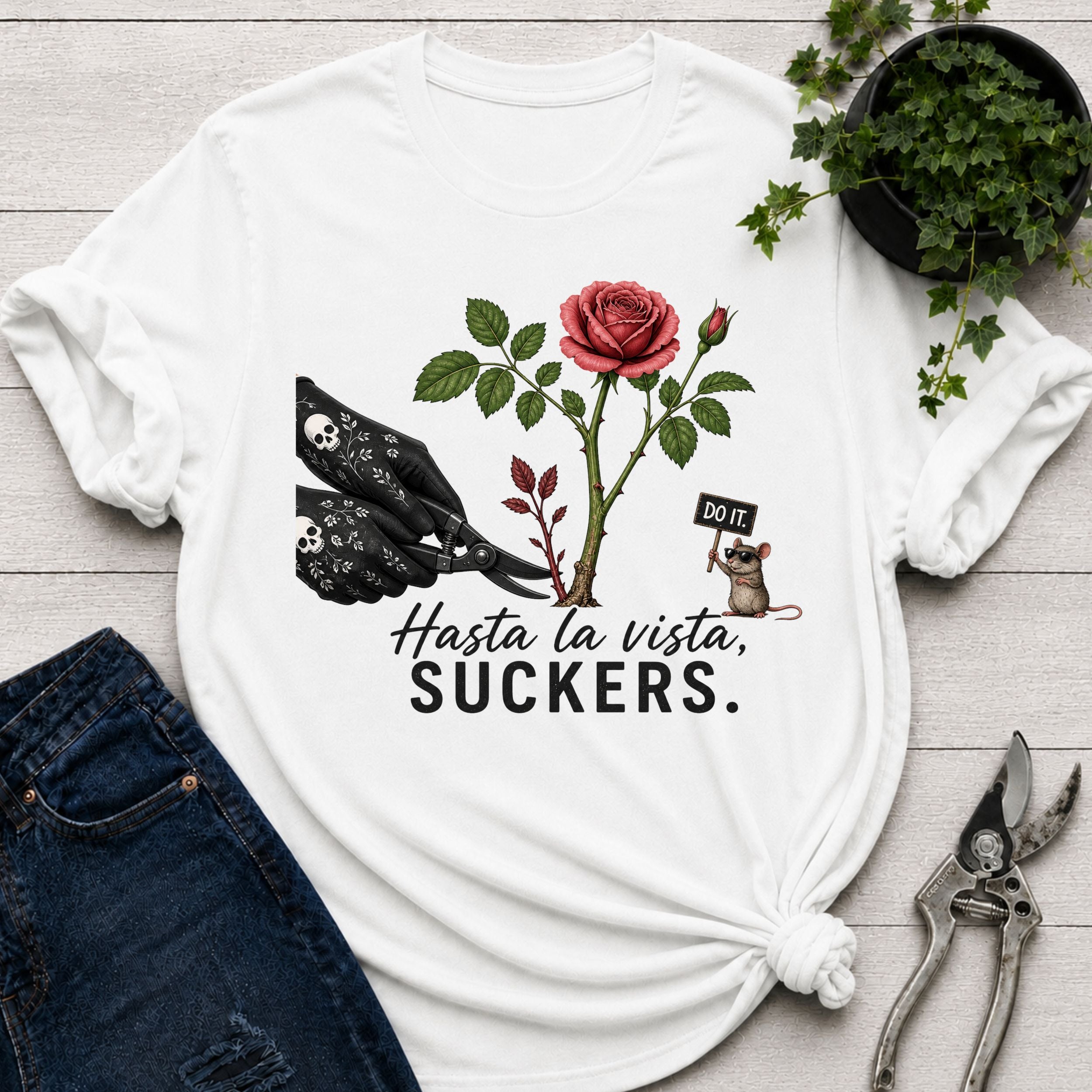 Hasta La Vista Mouse T-shirt