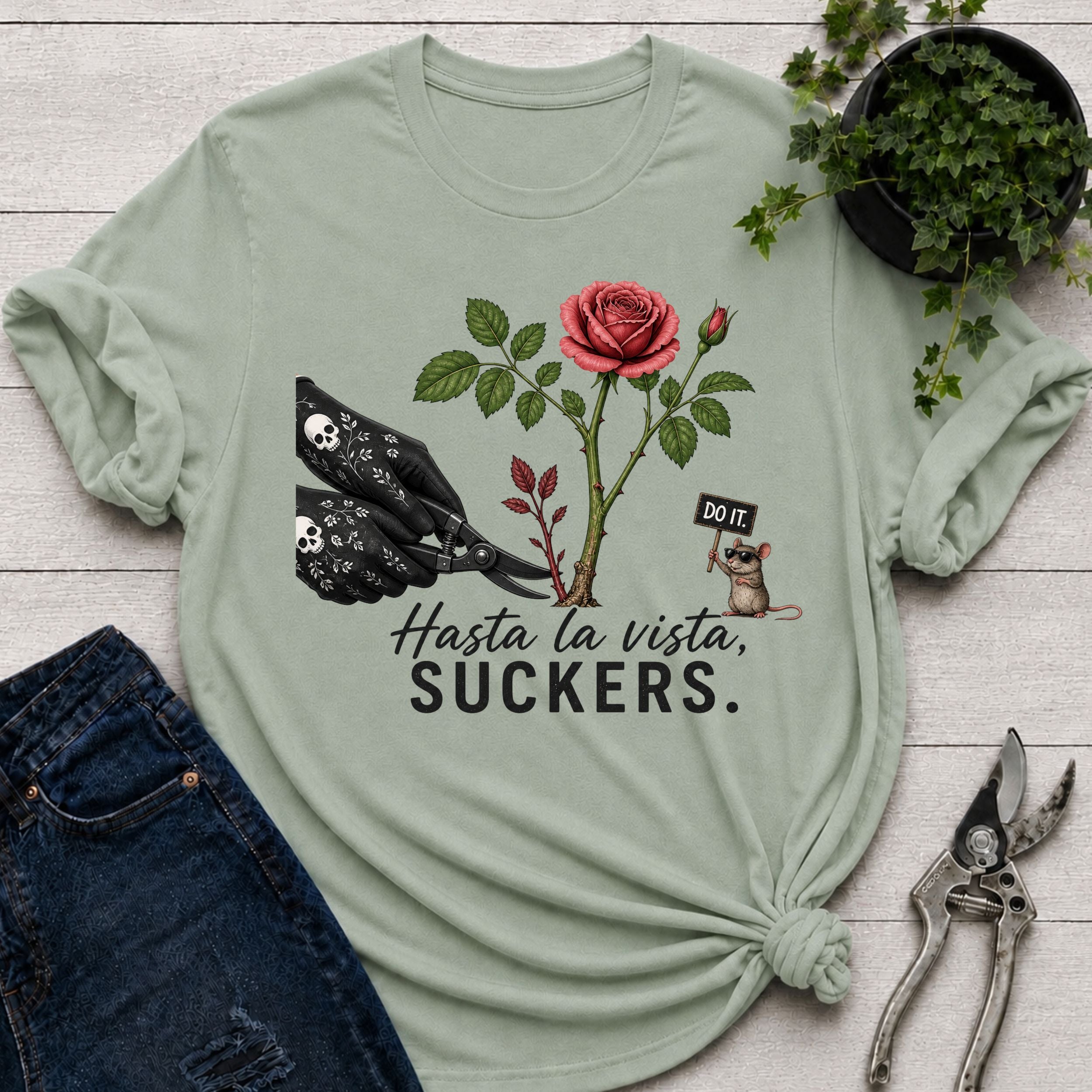 Hasta La Vista Mouse T-shirt