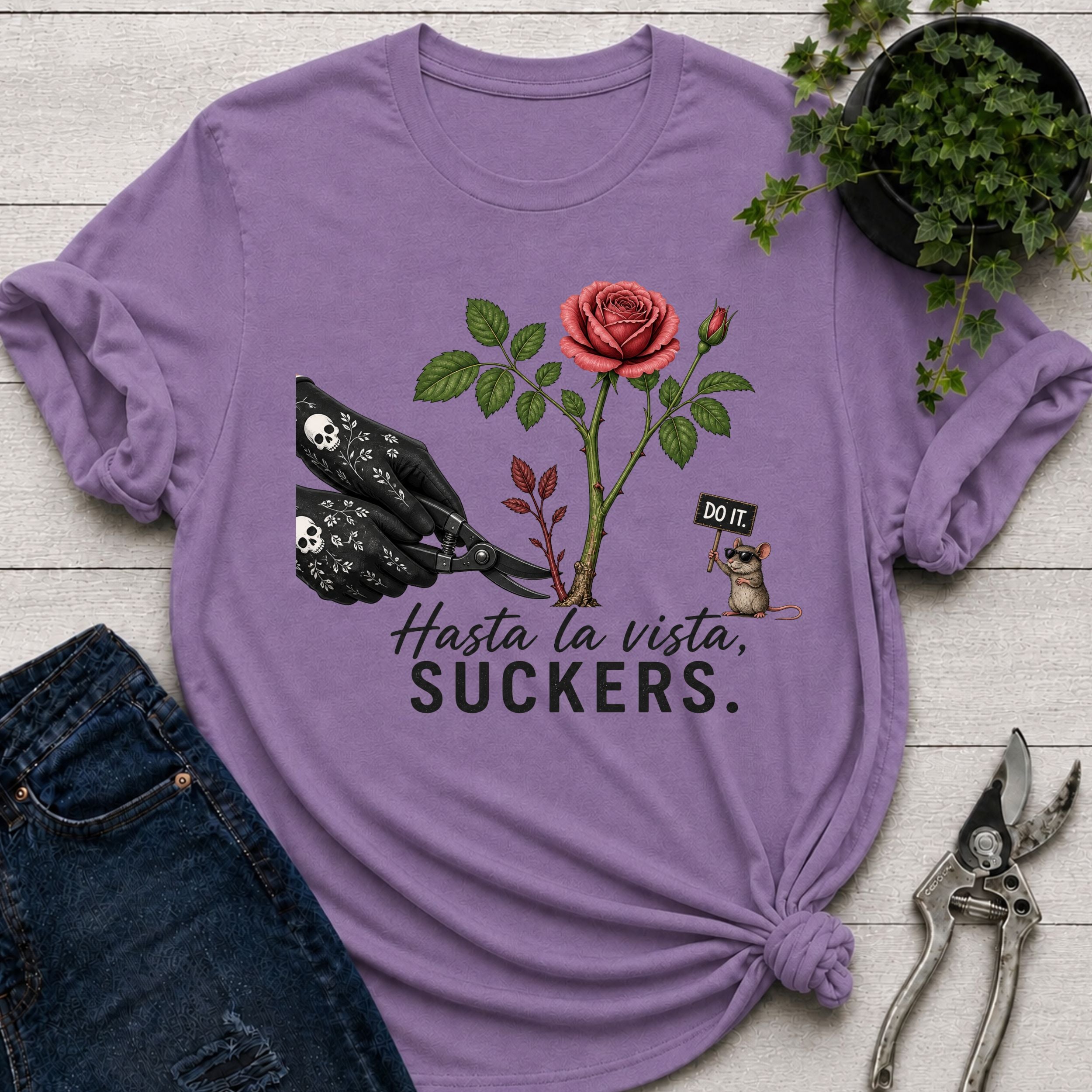 Hasta La Vista Mouse T-shirt