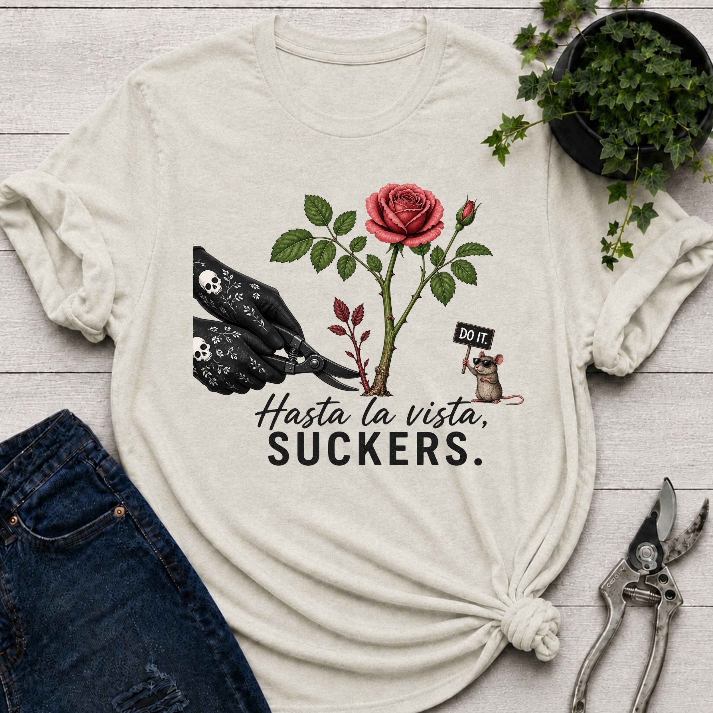 Hasta La Vista Mouse T-shirt