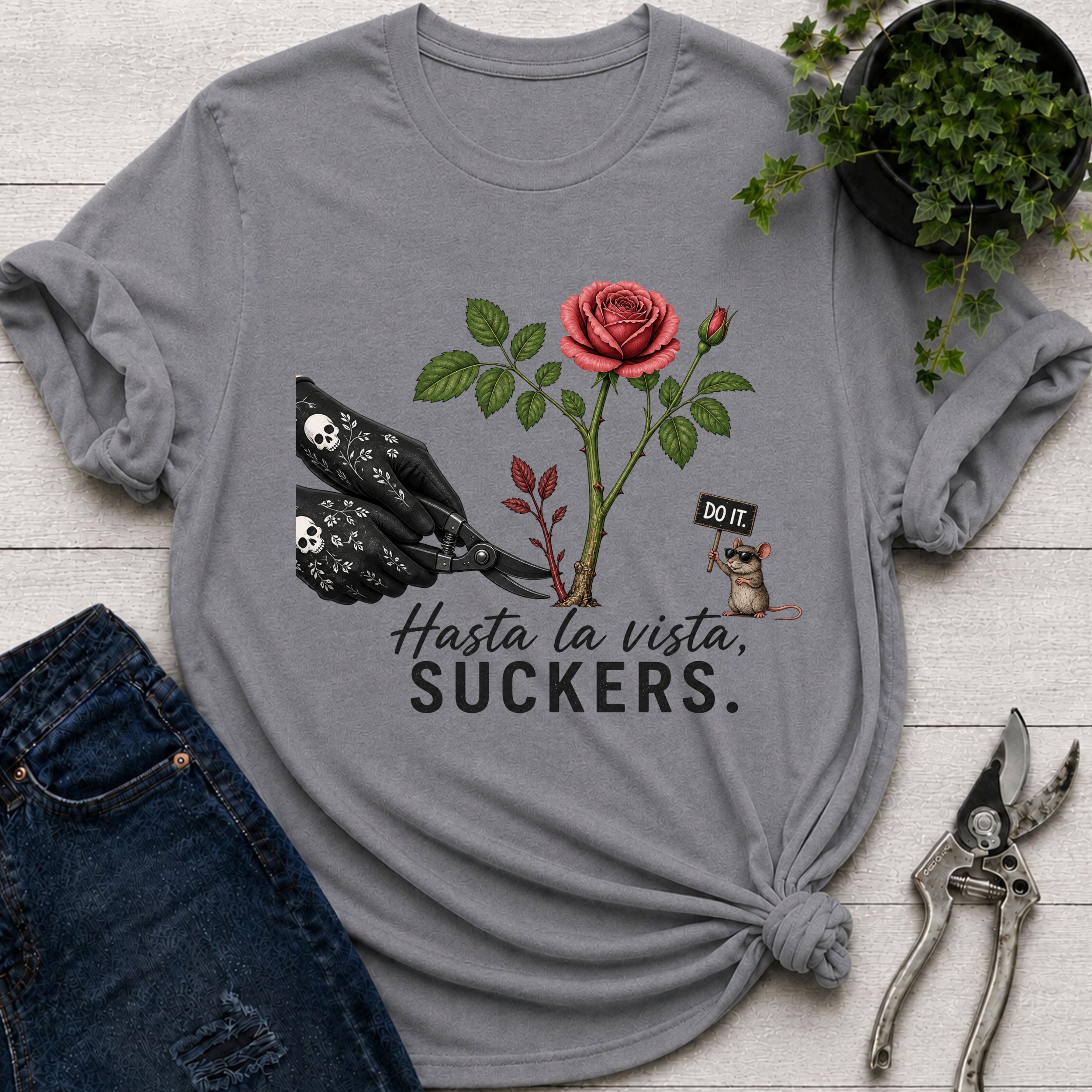 Hasta La Vista Mouse T-shirt