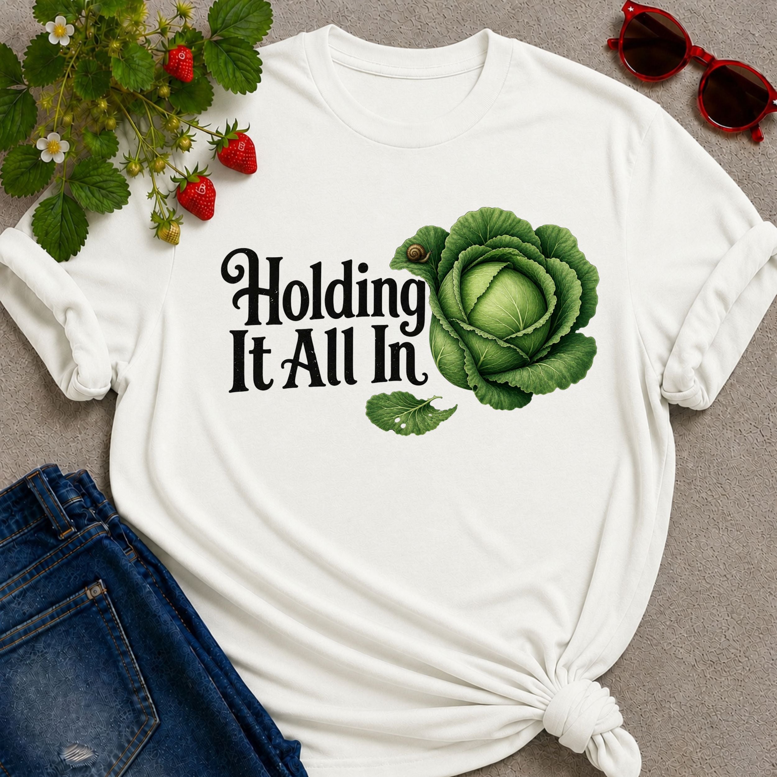Holding it all in T-shirt