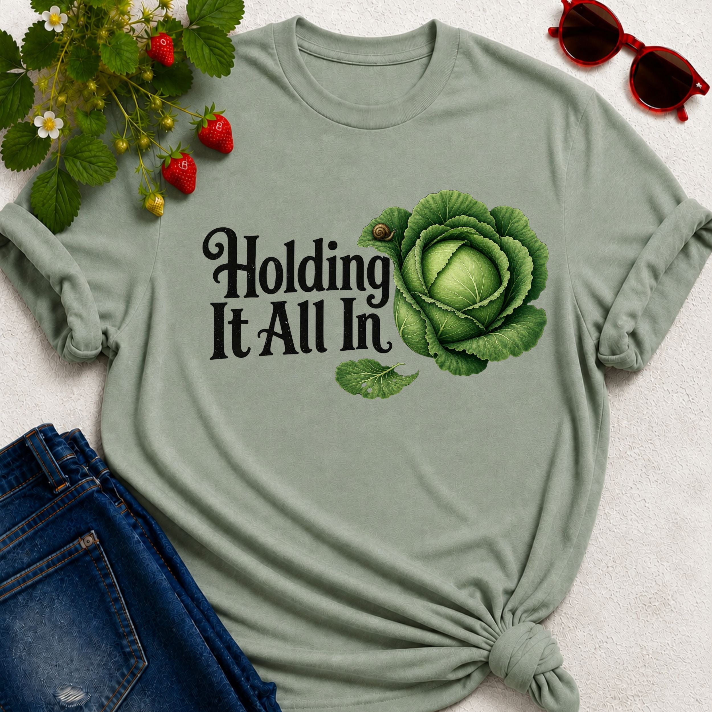 Holding it all in T-shirt