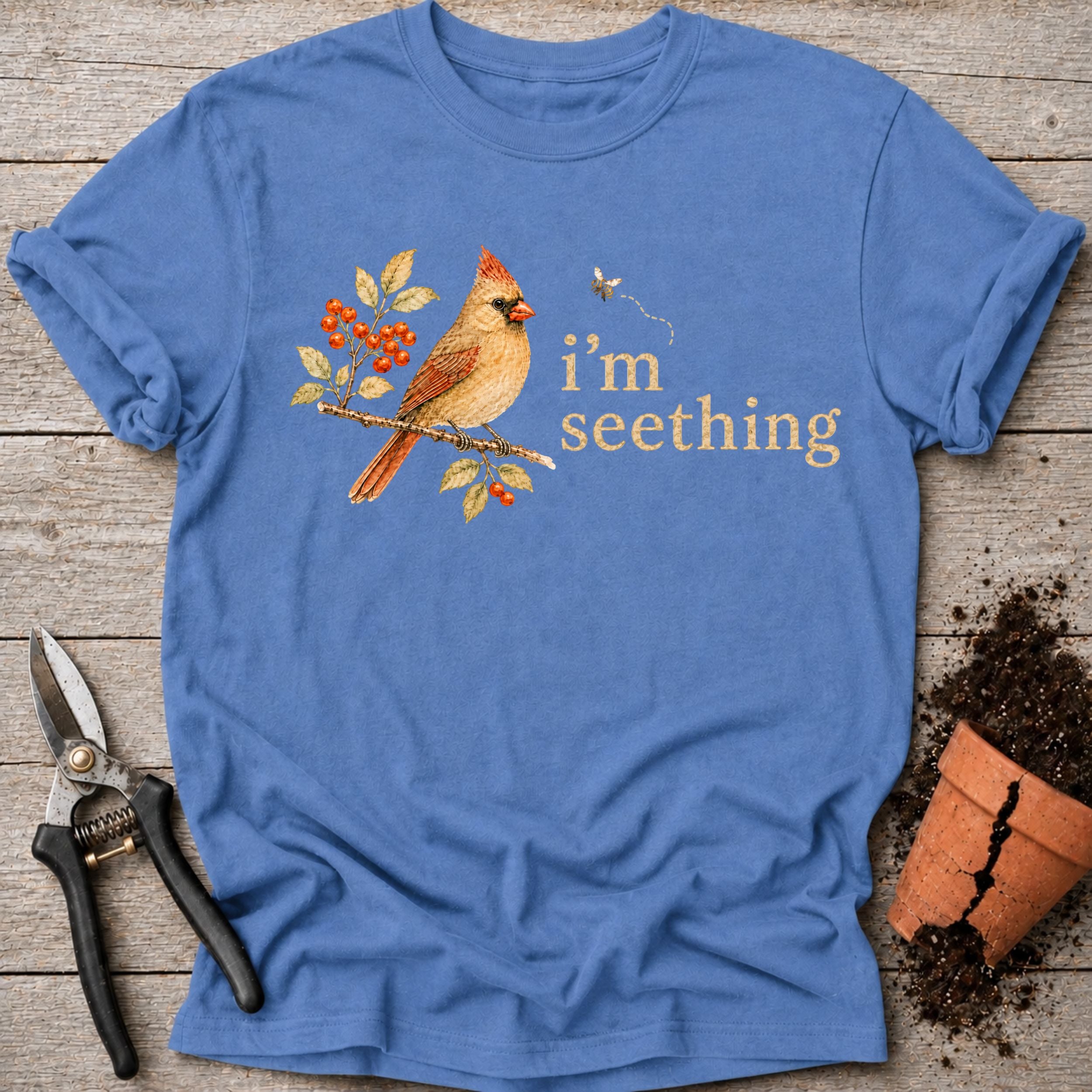 Seething Cardinal T-shirt