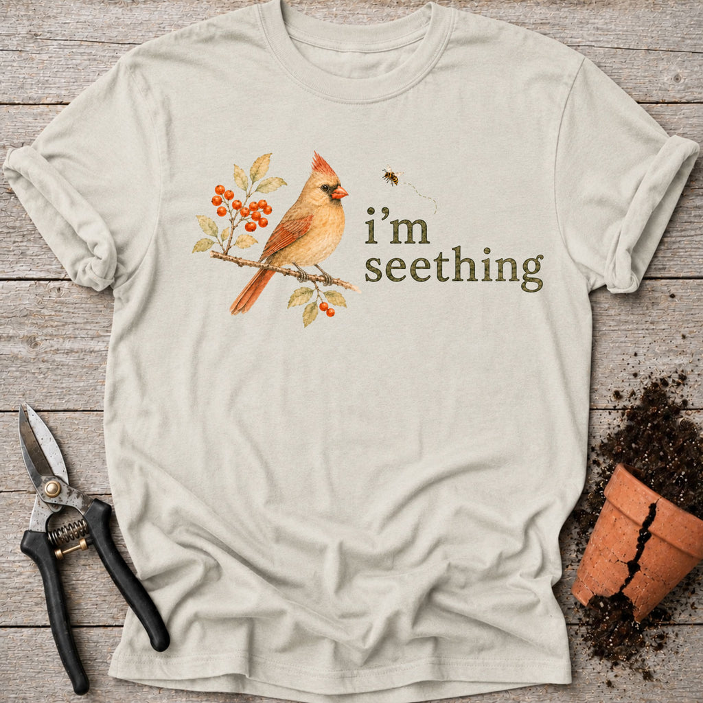 Seething Cardinal T-shirt