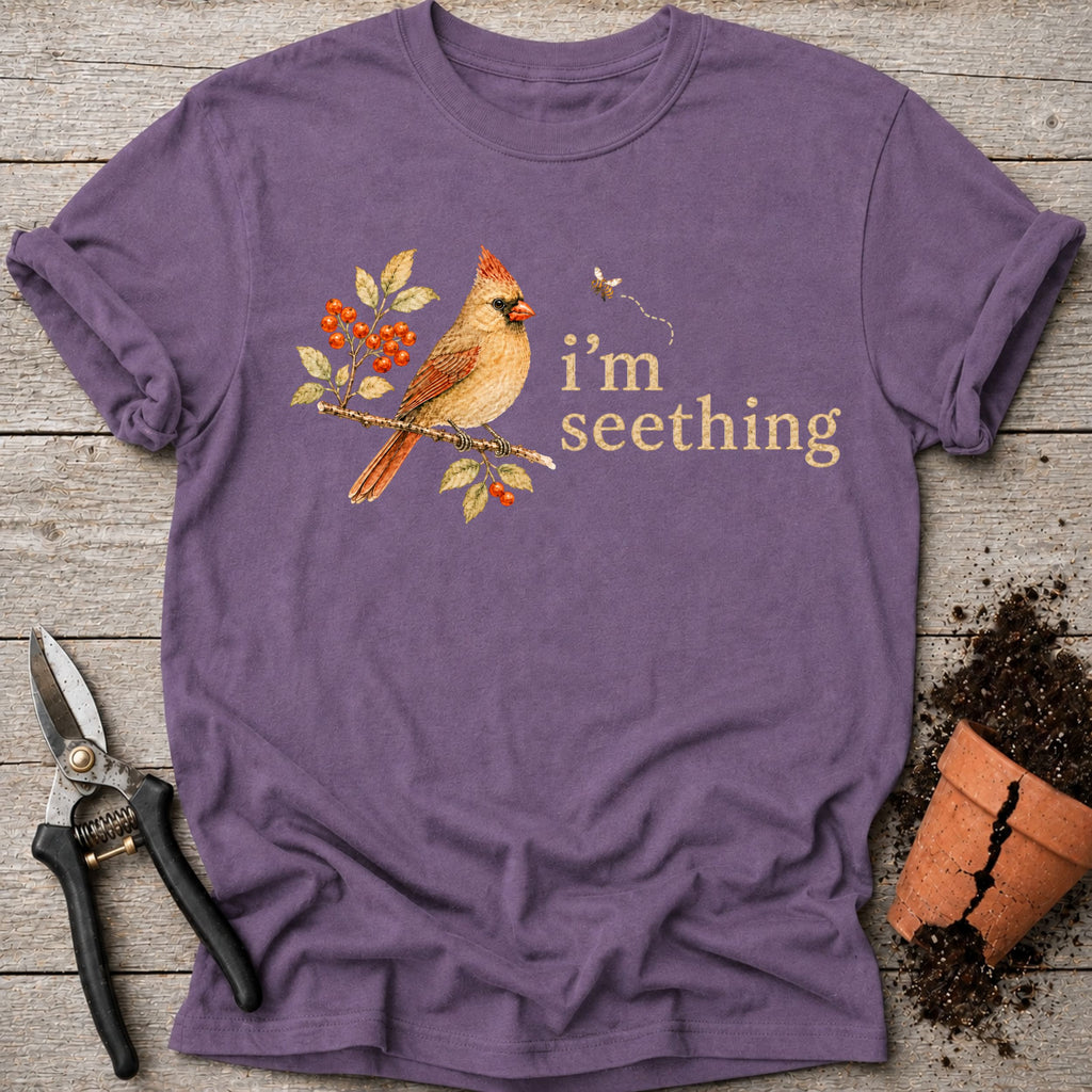 Seething Cardinal T-shirt