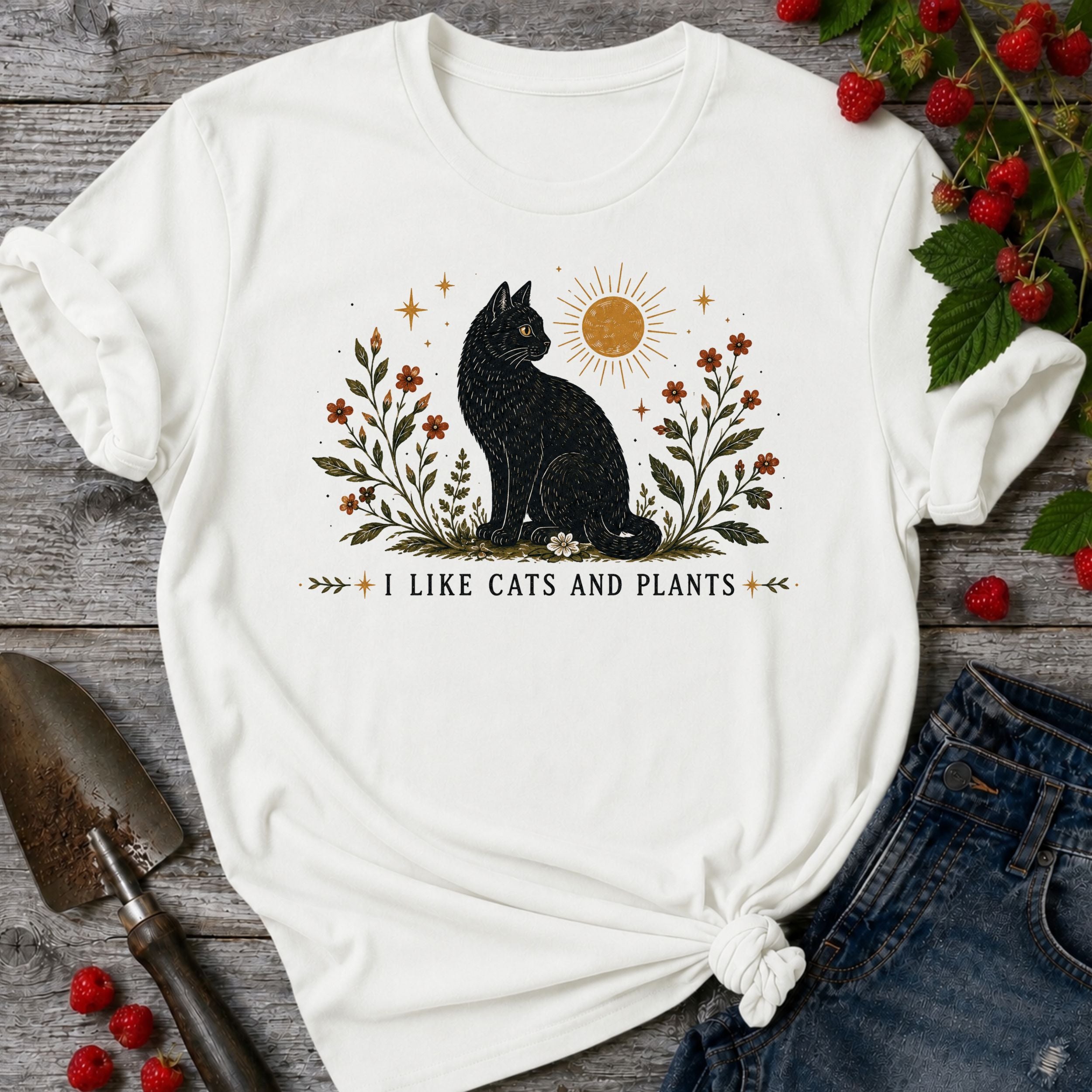 Plants and Cats T-shirt