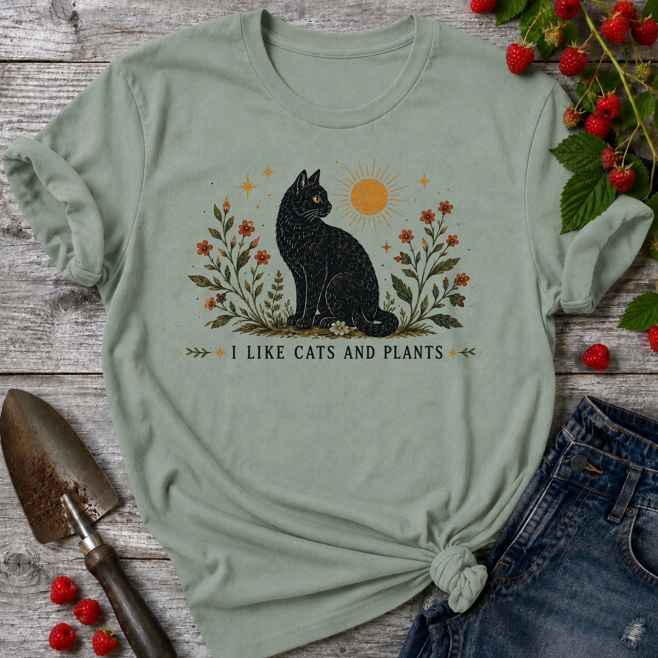 Plants and Cats T-shirt