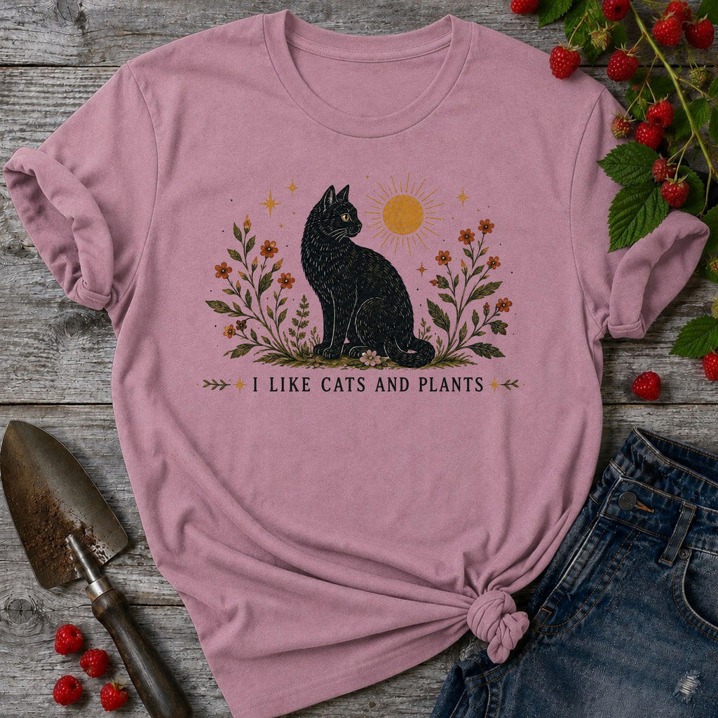 Plants and Cats T-shirt