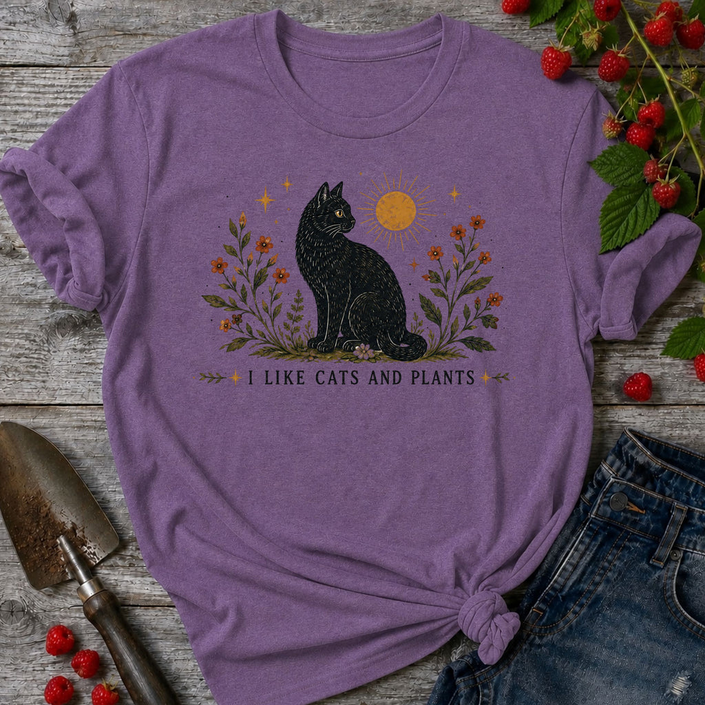 Plants and Cats T-shirt
