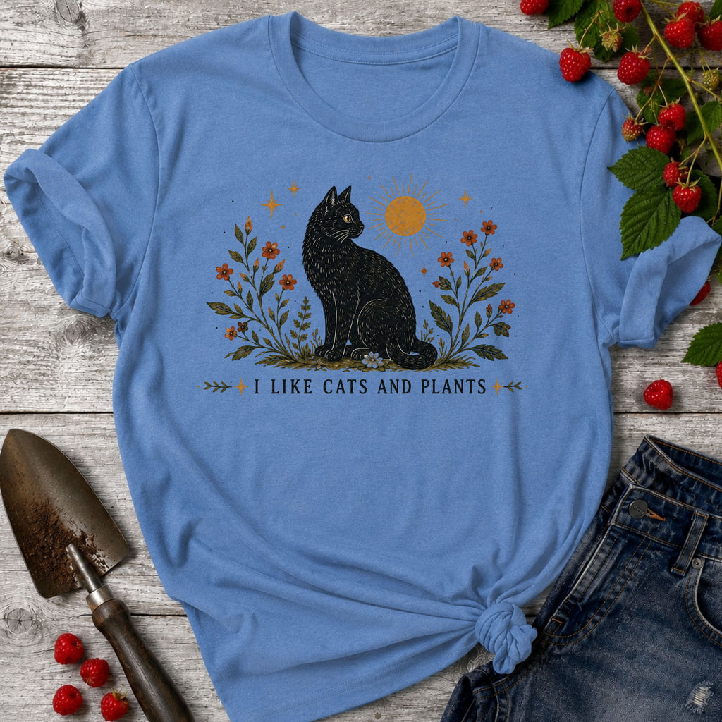 Plants and Cats T-shirt