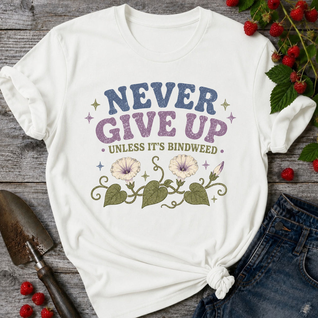 Never Give up Bindweed T-Shirt