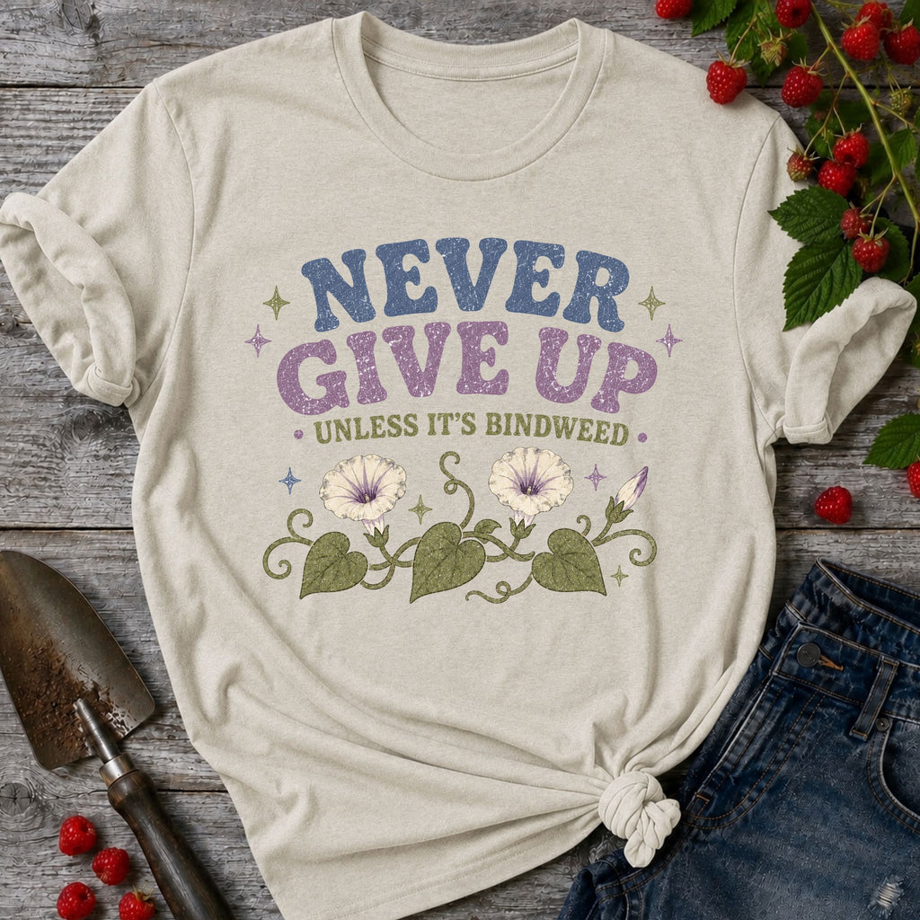 Never Give up Bindweed T-Shirt