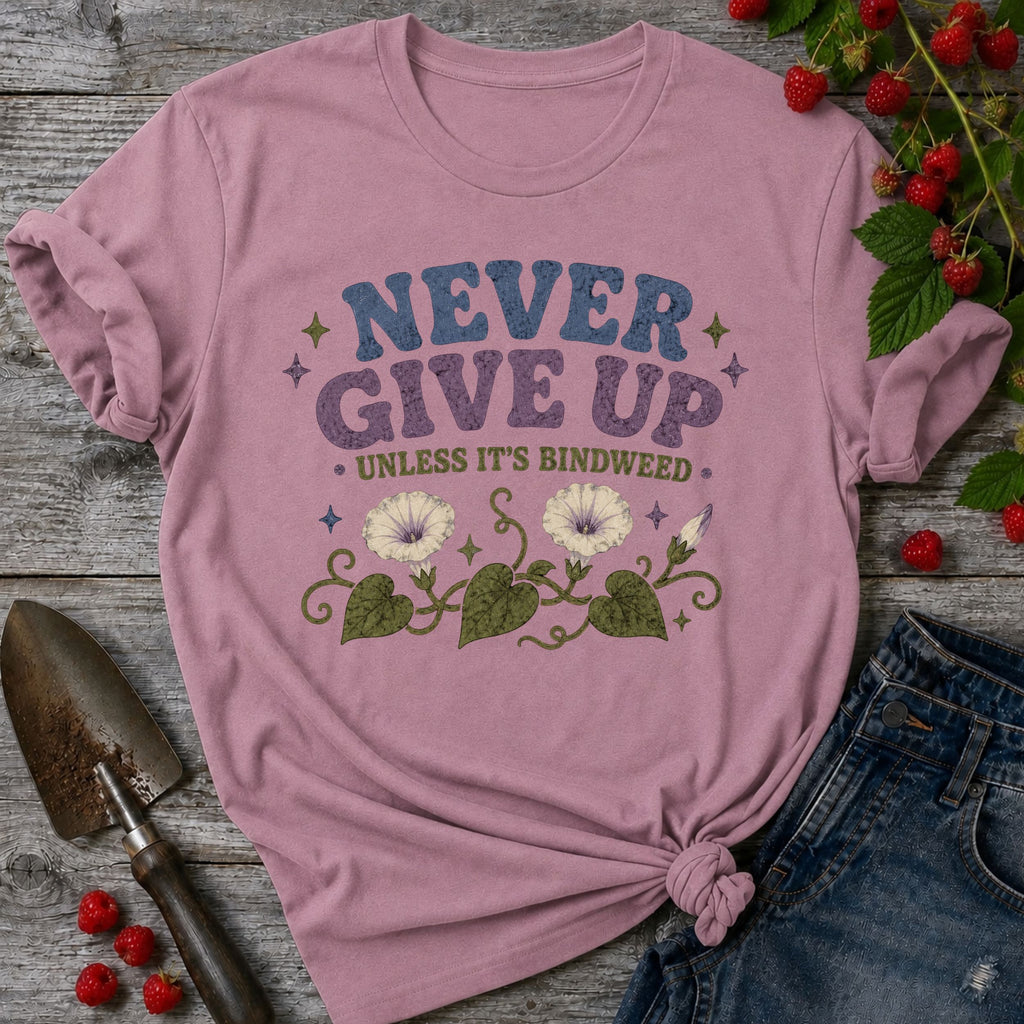 Never Give up Bindweed T-Shirt
