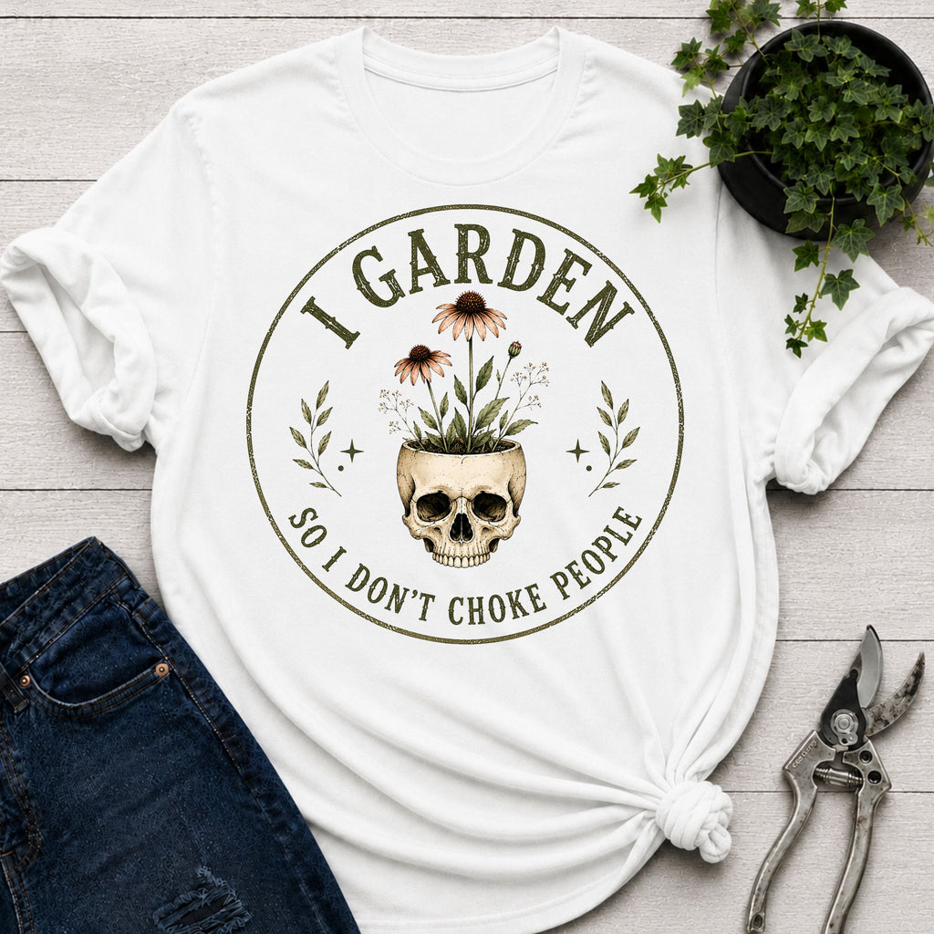 Don't Choke People Skull T-Shirt
