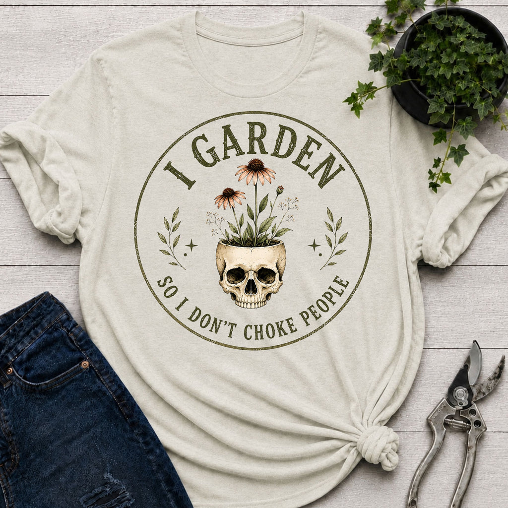 Don't Choke People Skull T-Shirt