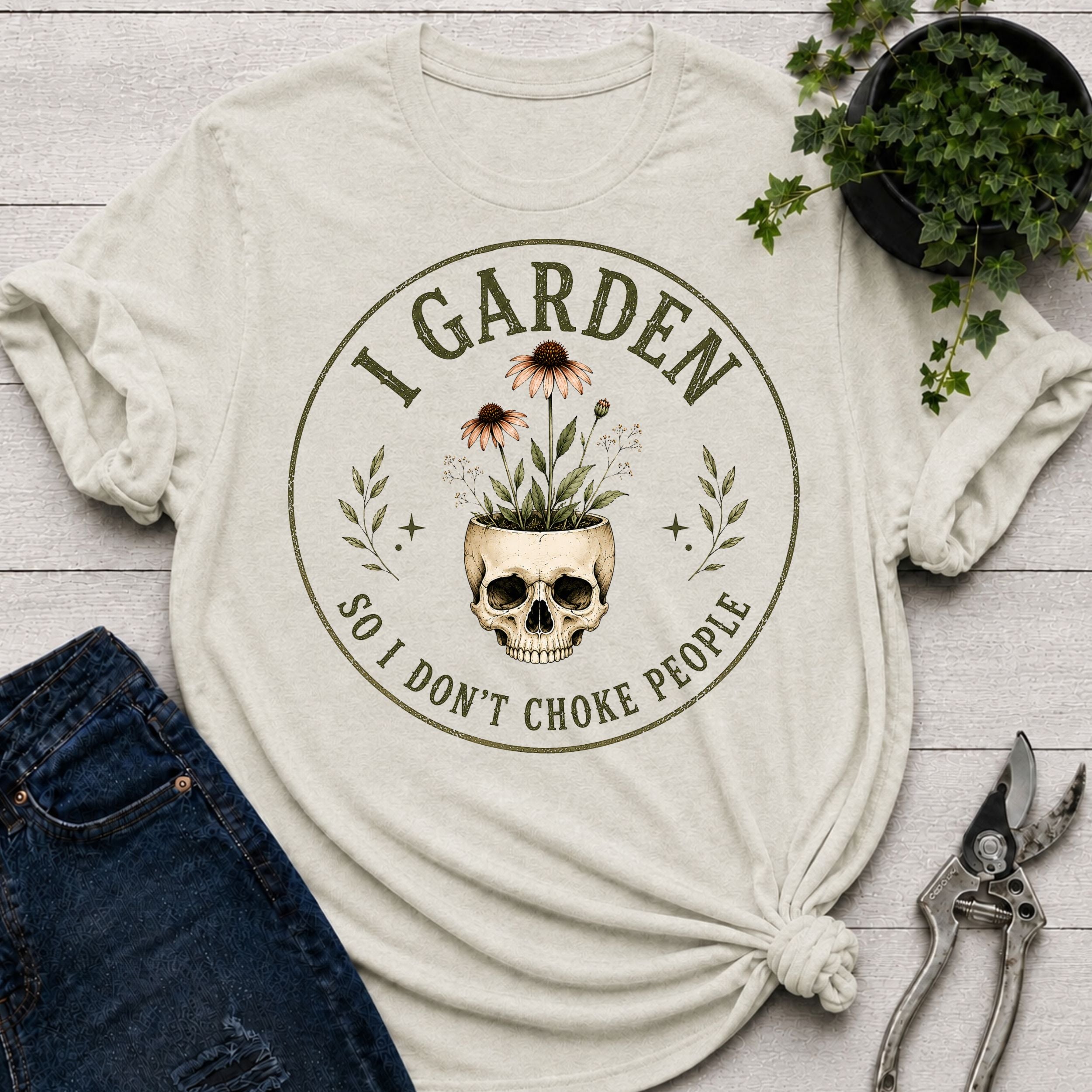 Don't Choke People Skull T-Shirt
