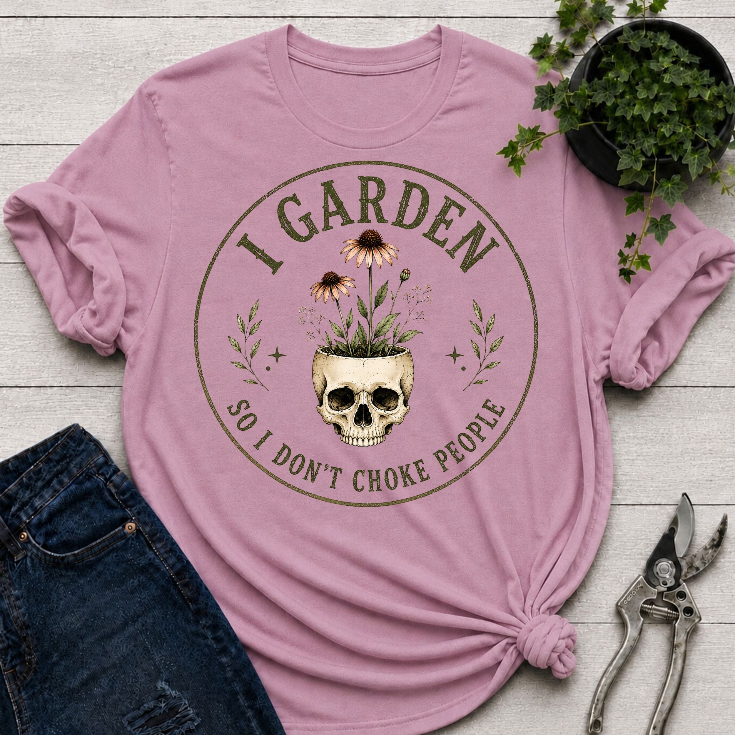 Don't Choke People Skull T-Shirt