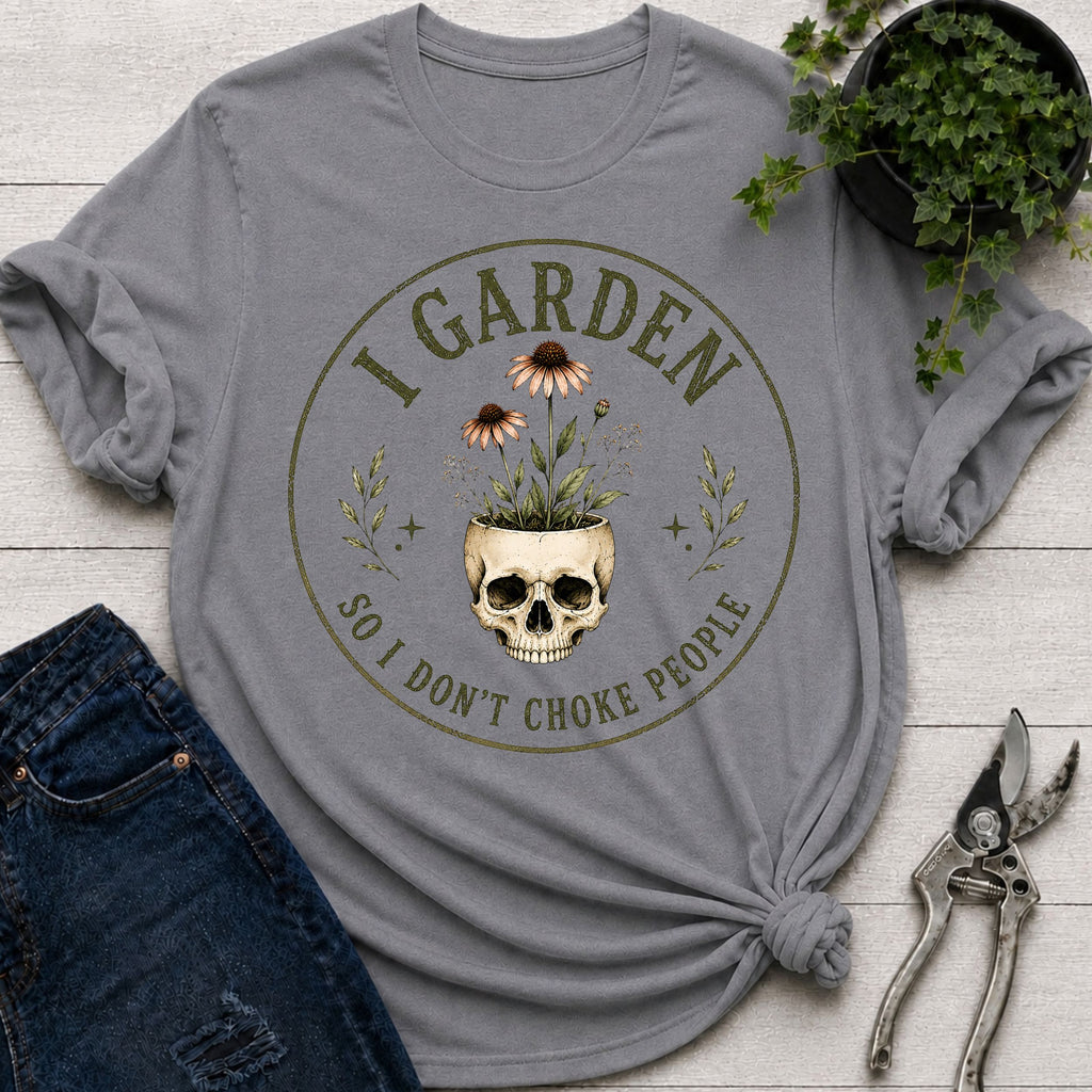 Don't Choke People Skull T-Shirt