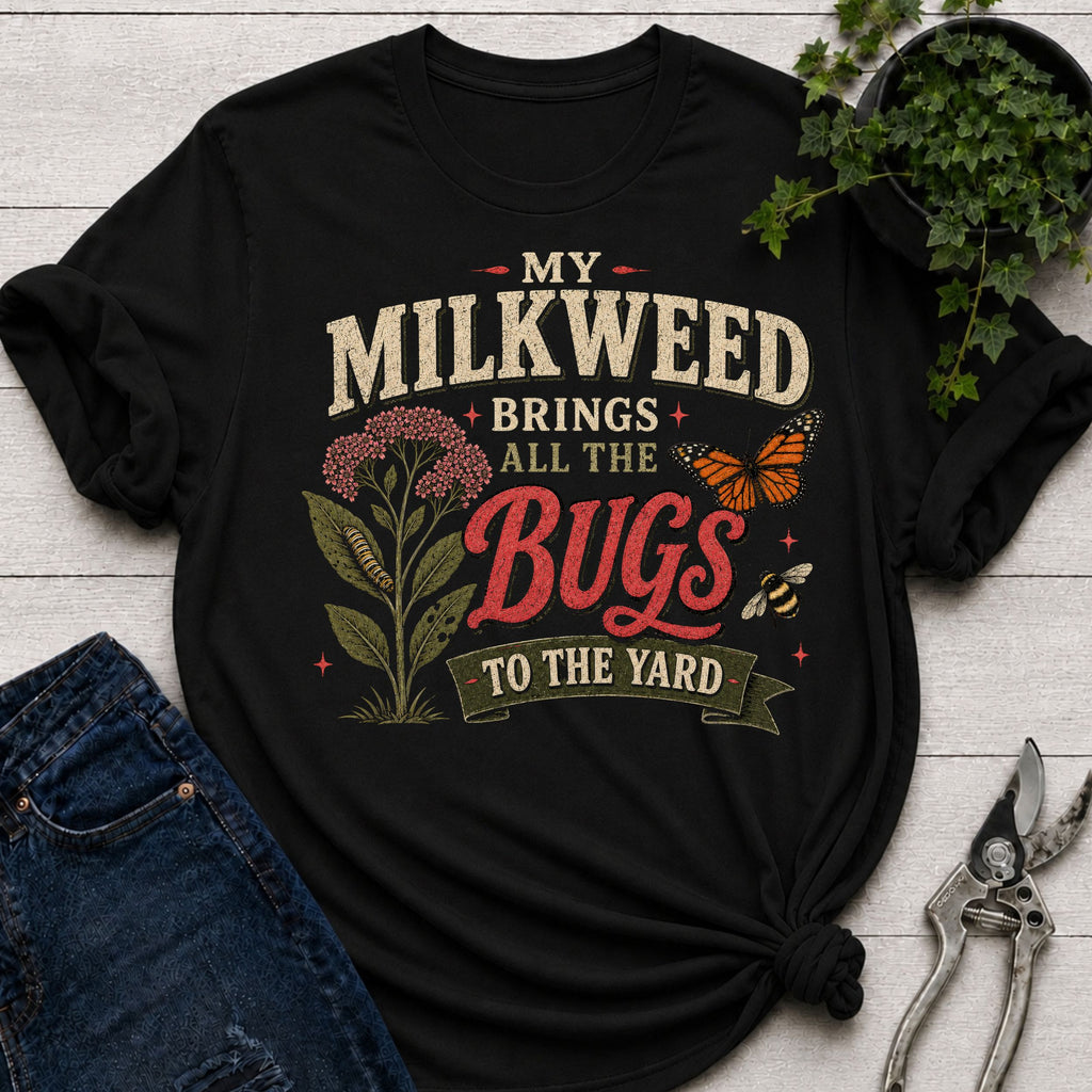 Milkweed brings Bugs T-Shirt
