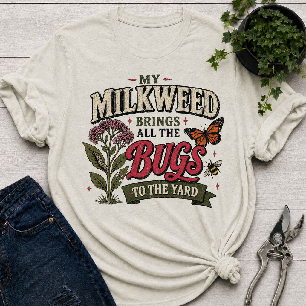 Milkweed brings Bugs T-Shirt