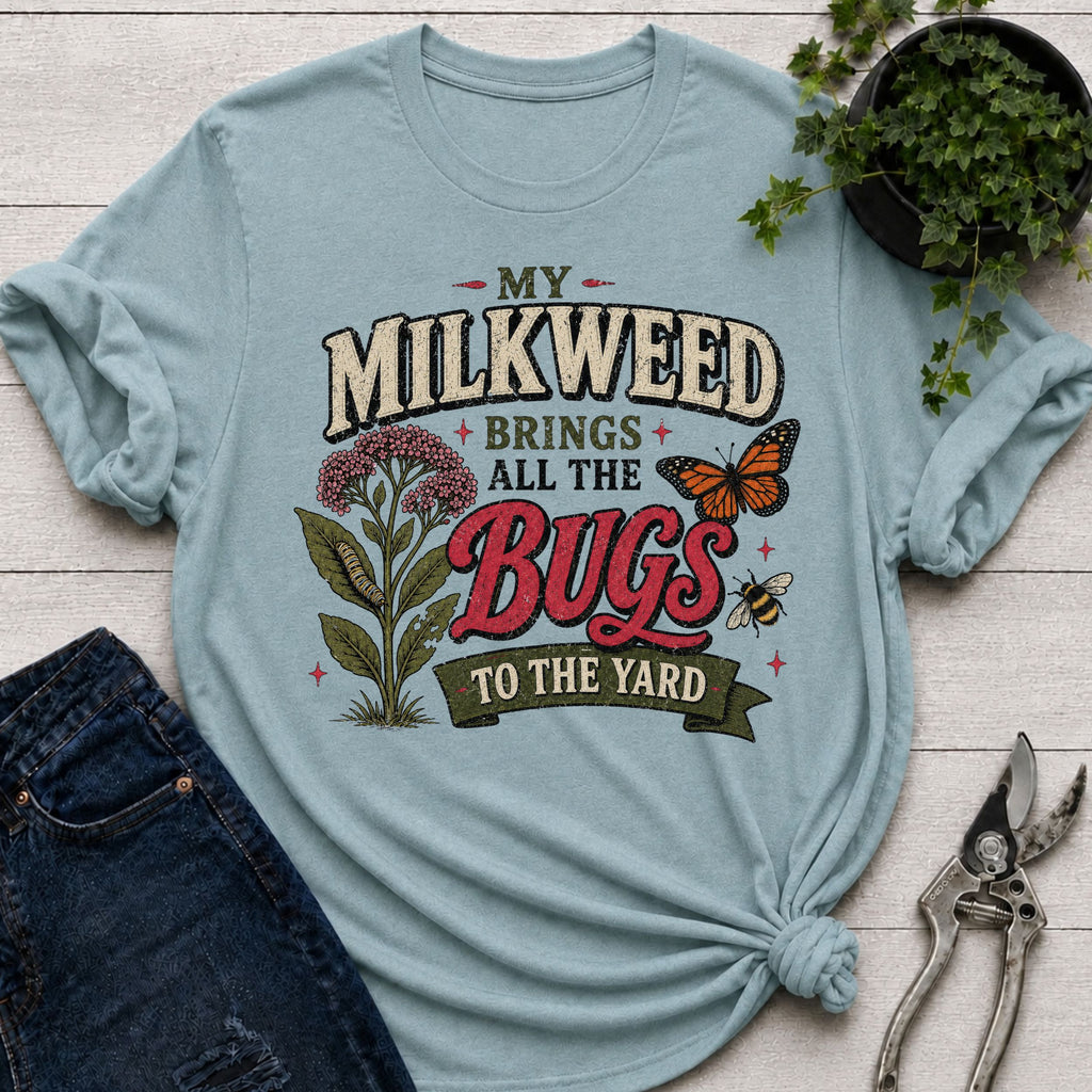 Milkweed brings Bugs T-Shirt