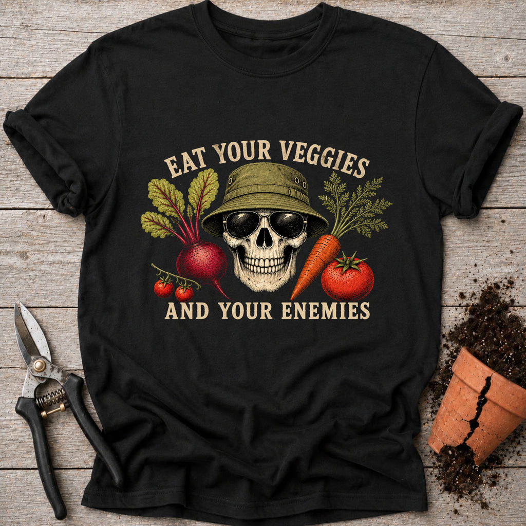 Eat Veggies and Enemies T-Shirt